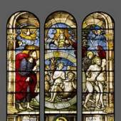 Creation of the World and Expulsion from Paradise by Valentin Bousch (1514-1541)

Lorraine, Church of Saint Firmin at Flavigny-sur-Moselle, 1531-1533

Stained glass, 289.56 x 76.2 cm