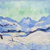 Giovanni Giacometti gilt als einer der bedeutendsten Maler von Winterlandschaften.