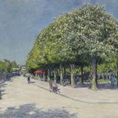 Das Werk des Impressionisten Gustave Caillebotte zeigt eine Strassenszene im Jahr 1883.