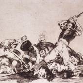 FRANCISCO DE GOYA Los Desastres de la Guerra: Lo mismo – Dasselbe, 1812-1815 Radierung, Aquatinta ALBERTINA, Wien