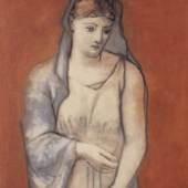 Pablo Picasso
Frau mit blauem Schleier (Femme au voile bleu), 1923
Öl auf Leinwand, 110 x 81 cm
Los Angeles County Museum of Art
© 2010 ProLitteris, Zürich