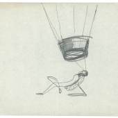 Friedrich Kiesler, Detailstudie zur Vision Machine, New York, 1938 – 1941, Bleistift auf Papier © Österreichische Friedrich und Lillian Kiesler-Privatstiftung, Wien