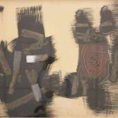 Fritz WINTER (1905-1976), Zeichnung 1954, Gouache/Papier, u. li. signiert und dat. 54, abstrakte Komposition. Maße: ca. 74 x 99 cm. Mindestpreis:	16.000 EUR