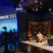 Antje Ravic Strubel ARD Fernsehbühne 2021 (c) Niklas Görke Frankfurter Buchmesse