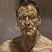 Reflection (Self Portrait) (1.4 MB) Lucian Freud (1922- 2011) 1985, Öl auf Leinwand Privatsammlung © The Lucian Freud Archive / The Bridgeman Art Library
