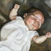 Baby on a Green Sofa (1.7 MB) Lucian Freud (1922-2011) 1961 Öl auf Leinwand, 56 x 62 cm Chatsworth House, Derbyshire, UK © Devonshire Collection, Chatsworth © The Lucian Freud Archive / The Bridgeman Art Library