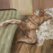 Nude with Leg Up (1.2 MB) Lucian Freud (1922-2011) 1992 Öl auf Leinwand, 182,9 x 229 cm Hirshhorn Museum & Sculpture Garden, Washington D.C. © The Lucian Freud Archive / The Bridgeman Art Library