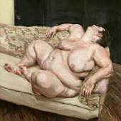 Benefits Supervisor Resting (1.4 MB) Lucian Freud (1922-2011) 1994 Öl auf Leinwand, 160 x 150,4 cm Privatsammlung © The Lucian Freud Archive / The Bridgeman Art Library