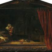 The Holy Family, Rembrandt van Rijn, 1646. Kassel, Museumslandschaft Hessen, Gemäldegalerie Alte Meister