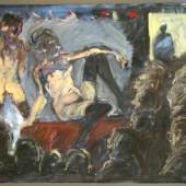 Georg Eisler Raymond's revue bar, 1990 Öl auf Leinwand, 80 x 100 cm