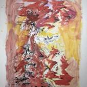 Georg Baselitz, Rote Spitzen, 162x130 cm, 2000, Kunsthandlung Osper