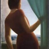 Georg Schrimpf (1889 – 1938) Mädchen am Fenster | 1935 Öl auf Leinwand | 70,2x52,5cm Schätzpreis: 50.000 – 70.000 Euro