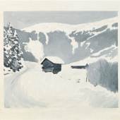 Gerhard Richter  Alpenlandschaft im Winter | 1966  Öl auf Leinwand | 40 x 45cm  Ergebnis: 875.000 Euro