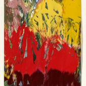 Gerhard Richter Ohne Titel 2008 Öl über Farboffset auf Katalogseite (?) 29,5 x 21cm Ergebnis: 288.750 Euro 
