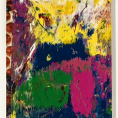 Gerhard Richter Ohne Titel 2008 Öl über Farboffset auf Katalogseite (?) 29,5 x 21cm Ergebnis: 316.250 Euro