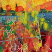 Gerhard Richter (1932) 9.6.84 | 1984 | Wasserfarben und Fettkreide auf leichtem Karton | 18 x 23,5 cm Ergebnis: € 361.200 Int. Auktionsrekord für ein Aquarell von Gerhard Richter in diesem Format*