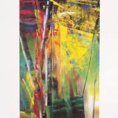 Bild 44: Gerhard Richter, Victoria I, Offsetlithografie, 2003,im druck signiert,50&70 cm. 1.500 € mit weiß lasierter Holzleiste mit Abstandleiste, Passepartout und Mirogardglas UV70 = 1.750 €