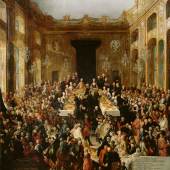 Hoftafel anlässlich der Verlobung der Erzherzogin Marie Christine mit Prinz Albert von Sachsen 1766 Johann Carl Auerbach