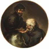 Heraklit und Demokrit (876 KB) Salvator Rosa (Arenella/Neapel 1615 – 1673 Rom) um 1645/49 Dm. 104 cm © KHM mit MVK und ÖTM