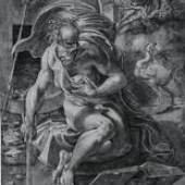 Gian Giacomo Caraglio | Diogenes CABINET DES ESTAMPES, GENF | (SAMMLUNG GEORG BASELITZ)