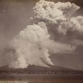 Giorgio Sommer (1834–1914), Neapel: Der Ausbruch des Vesuvs am 26. April 1872, 15 Uhr, 1872 