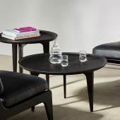 Gleda Armless Chairs Lounge-Tables Oak-Ebonised