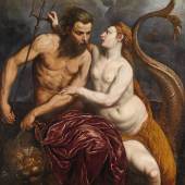 Paris Bordon (1500 - 1571) Neptun und Amphitrite, Öl/Leinwand, 106 x 98,5 cm erzielter Preis € 219.900 Auktion 15. Oktober 2013 