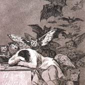 Francisco de Goya Los Caprichos Aquatintaradierungen, 80 Bll., 1799 ca. 21,2 x 15 cm (c. 8.3 x 5.9 in) Schätzpreis: € 120.000-150.000