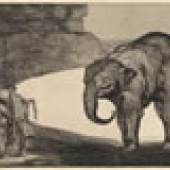 Ungereimtheit mit wildem Tier (Los Proverbios, Blatt
21), um 1820 Radierung, 245 x 350 mm
© Sammlung Hegewisch in der Hamburger Kunsthalle Photo: Christoph Irrgang
