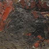 Franz Grabmayr, "Wurzelstück in der Sandgrube", 1983, Öl auf Leinwand, 97 x 137 cm, Sammlung Neue Galerie Graz, Foto: Universalmuseum Joanneum/N. Lackner