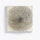 Günther Uecker (1930) „Spirale“ | 2001 | Nägel auf Holzplatte, mit Leinen überzogen | 120 x 120 x 16 cm Taxe: 500.000 – 700.000 Euro