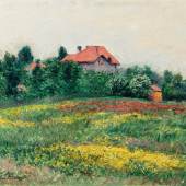 Gustave Caillebotte: Wilder Garten bei Le Petit Gennevilliers, ca. 1882-84, Sammlung Hasso Plattner
