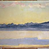 Ferdinand Hodler (1853–1918) Le Mont-Blanc aux nuages roses, 1918