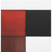 Callum Innes, Exposed Painting Crimson Red, 2014, Hilti Art Foundation © Callum Innes