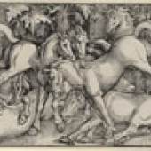 Kämpfende wilde Pferde, 1534
Holzschnitt  © Sammlung Hegewisch in der Hamburger Kunsthalle,
Photo: Christoph Irrgang
