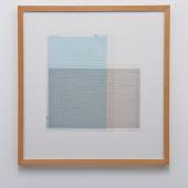 Hartmut Böhm, Ohne Titel [Millimeterpapierblock],1993, Millimeterpapiere, Motiv 29,7 x 29,7 cm, im Originalrahmen, courtesy of drj art projects & the artist