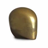 Hede Bühl  Kopf 1995. Eins von 12 Exemplaren.  Bronze poliert mit goldgelber Patina. 17,5x14,5x21 cm Ergebnis|Result: 27.269€ 