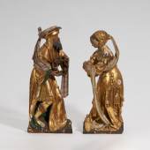 Heiliger Nikodemus mit der Dornenkrone und Maria Magdalena. Aus dem Antwerpener Altar in St. Pankratius Bergheim-Paffendorf