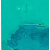  Open a larger version of the following image in a popup: Helen Frankenthaler Contentment Island, 2004 Screenprint in colours 37 1/2 x 30 1/4 in 95.3 x 76.8 cm Signed and dated in pencil, numbered from edition of 128 110737