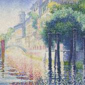 Henri-Edmond Cross: Rio San Trovaso, Venedig, 1903/04, Sammlung Hasso Plattner