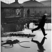 Henri Cartier-Bresson: Behind the Gare Saint-Lazare, 1932, © 2023 Fondation Henri Cartier-Bresson / Magnum Photo