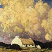 Paul Henry Landscape with Cottage oil on board Dated 1929-34 on stylistic grounds Estimate £20,000-30,000