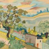 Hermann Hesse (1877-1962), Südliche Landschaft, 1926, Startpreis € 10.000,00 Info Schätzpreis € 20.000,00 