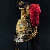 Helm für Mannschaften - Mousquetaires gris de la Maison du Roi, 1814/15. Zuschlag: 12500 Euro