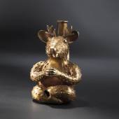 Goldgefäß in Form eines Cerviden, Quimbaya Kultur, Kolumbien, 9. - 15. Jhdt. SP: 14000 Euro
