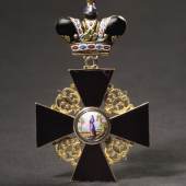 Russischer St. Anna-Orden, Kreuz 1. Klasse mit Krone, datiert 1867 Los 3884, Startpreis 12.400 Euro