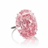 “THE CTF PINK STAR” A Fancy Vivid Pink diamond 59.60 carats Internally Flawless Sold on 4 April at Sotheby’s Hong Kong $ 71,175,926 ($1,194,226 per carat)