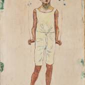 Ferdinand Hodler (1853–1918) Bezauberter Knabe, um 1905 Öl auf Leinwand, 50 x 32 cm Kunstmuseum Luzern, Schenkung Monika Widmer