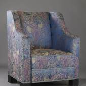 Josef Hoffmann, Dagobert Peche Fauteuil. Ausführung: Wiener Werkstätte, Weberei: Tassinari et Chatel, 1913 Eiche, Seide und Posamenten, 95 x 76 x 64 cm Ville de Genève, Musées d‘art et d‘his- toire. Achat, 1961, Foto © Musées d’art et d’histoire, Ville de Genève, Flora Bevilacqua