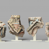 Western France, A group of micro-architectural fragments, perhaps salvaged 6 from a destroyed jubé or portal frieze, c.1260. Courtesy of Sam Fogg